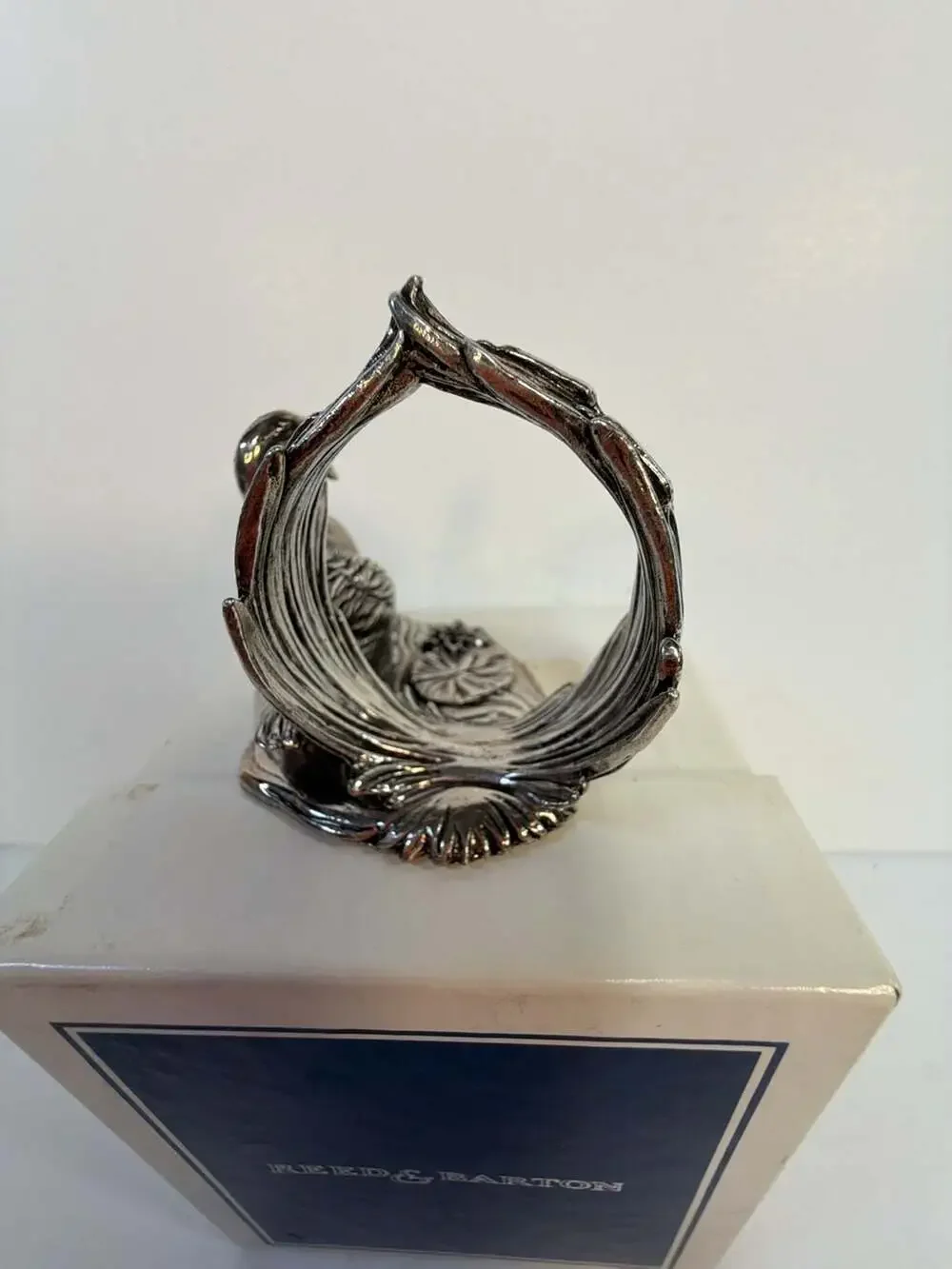 Reed & Barton 1824 Collection Swan Silverplate Napkin Ring